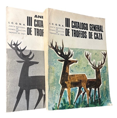 III CATALOGO GENERAL DE TROFEOS DE CAZA, CON EL ANEXO: TROFEOS DE CAZA 1970-75 (DOS TOMOS)