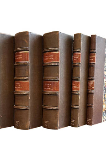 BIBLIOTECA VENATORIA DE GUTIERREZ DE LA VEGA (CINCO TOMOS)